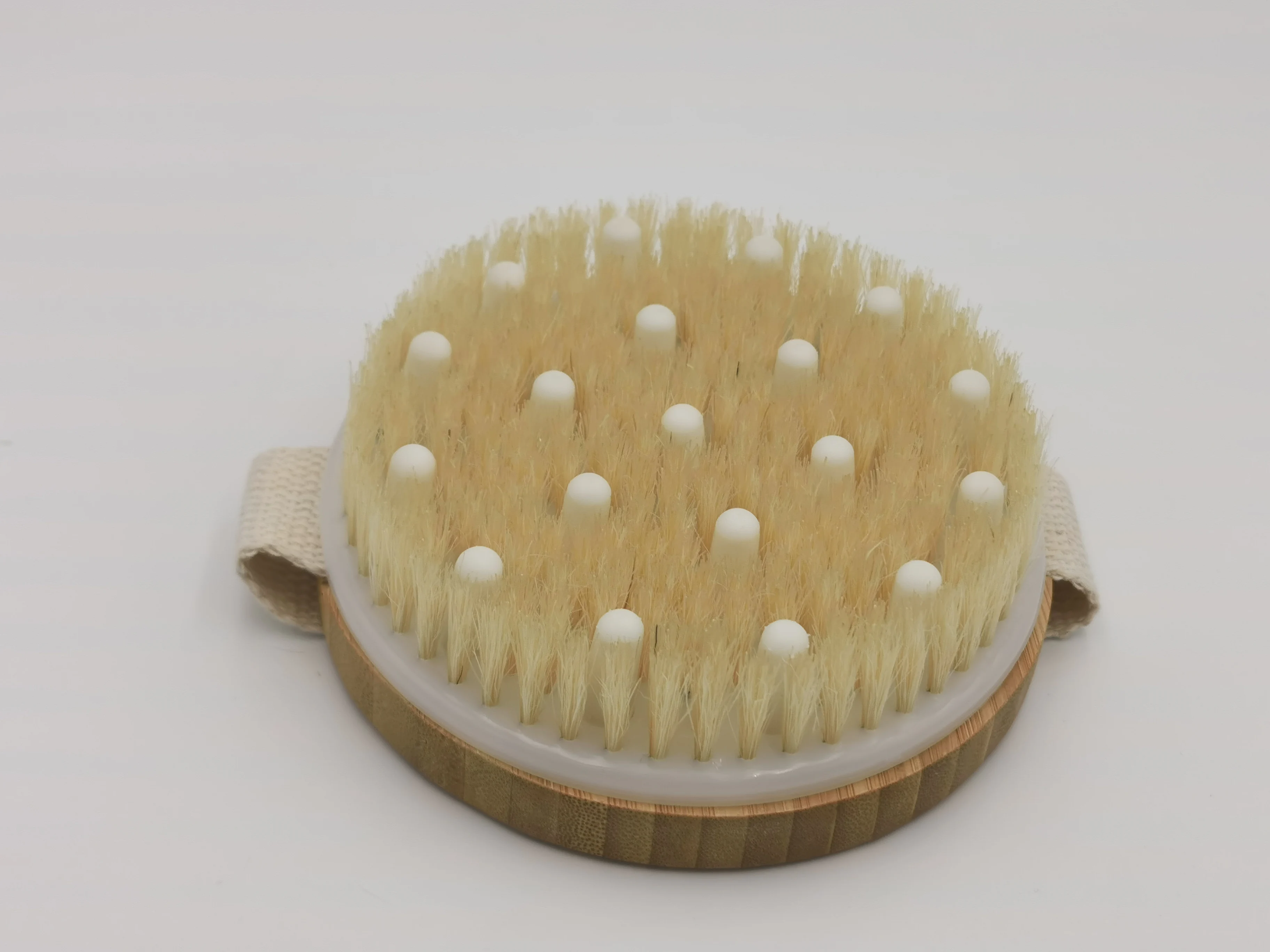 
Best natural bristle strong decontamination bamboo bath brush bamboo brush bath 