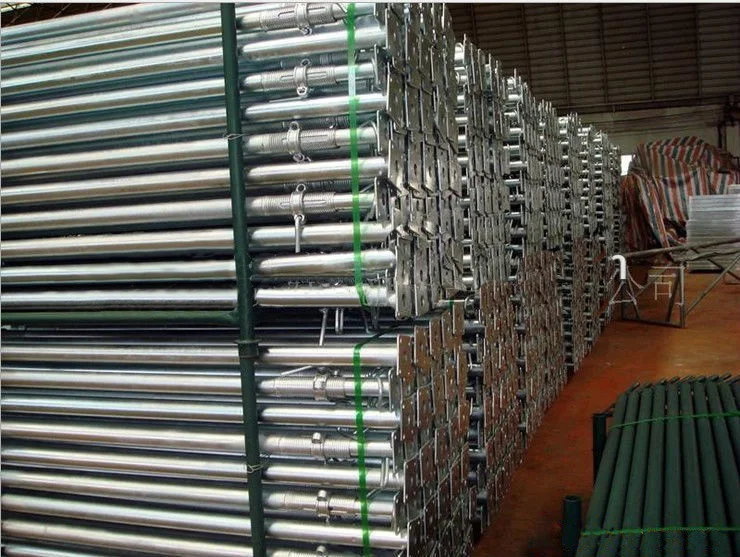 Straight Lock Pin 2.2-3.9m Shoring Prop Scaffolding Supporting Concrete