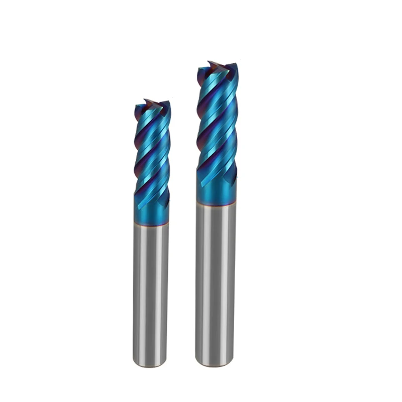 Carbide End Mill HRC65 Tungsten Carbide End Milling Cutter 4Flutes Fresa CNC Milling Tools 12mm