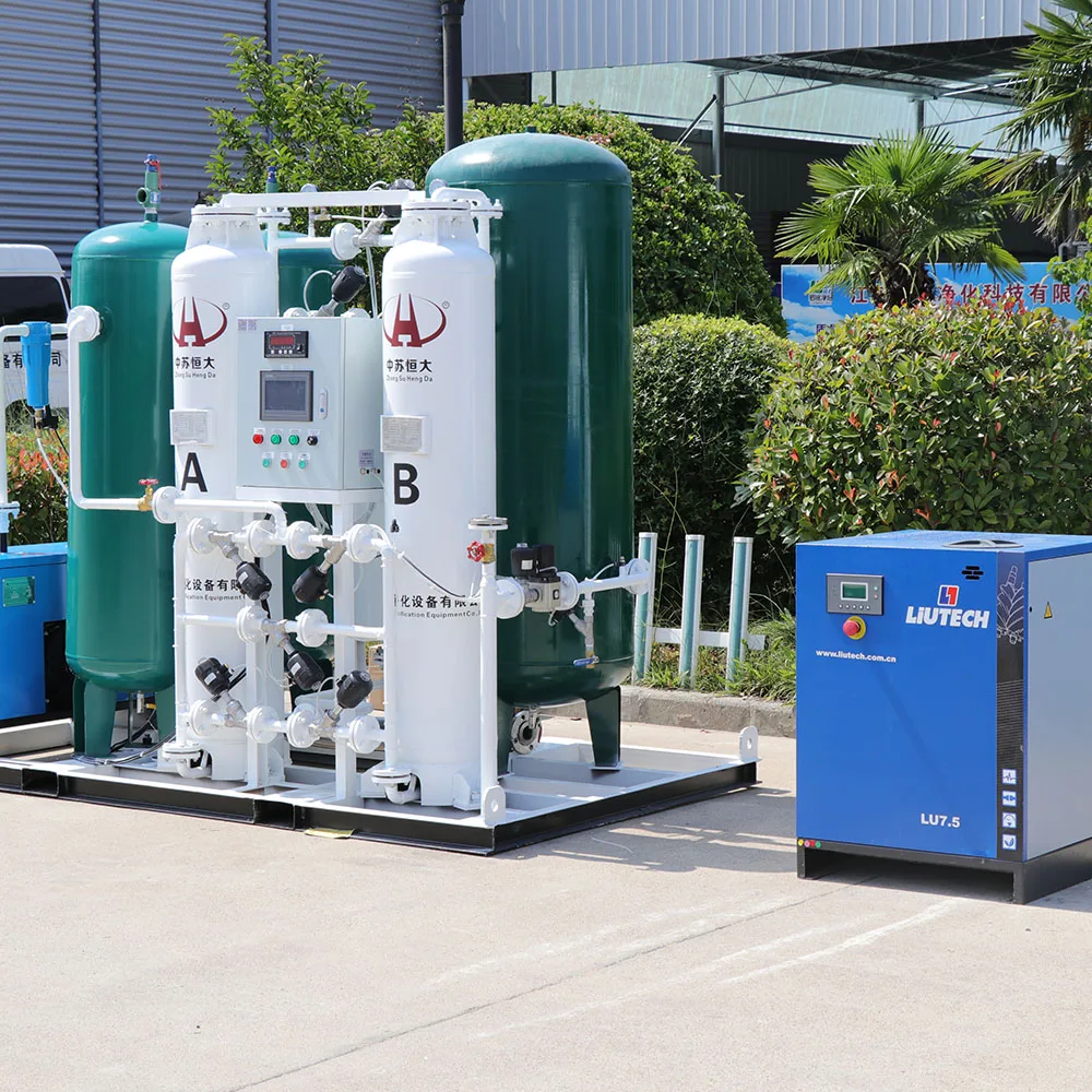 packaging machine with nitrogen and nitrogen filling device and N2 device for discharging cables plant