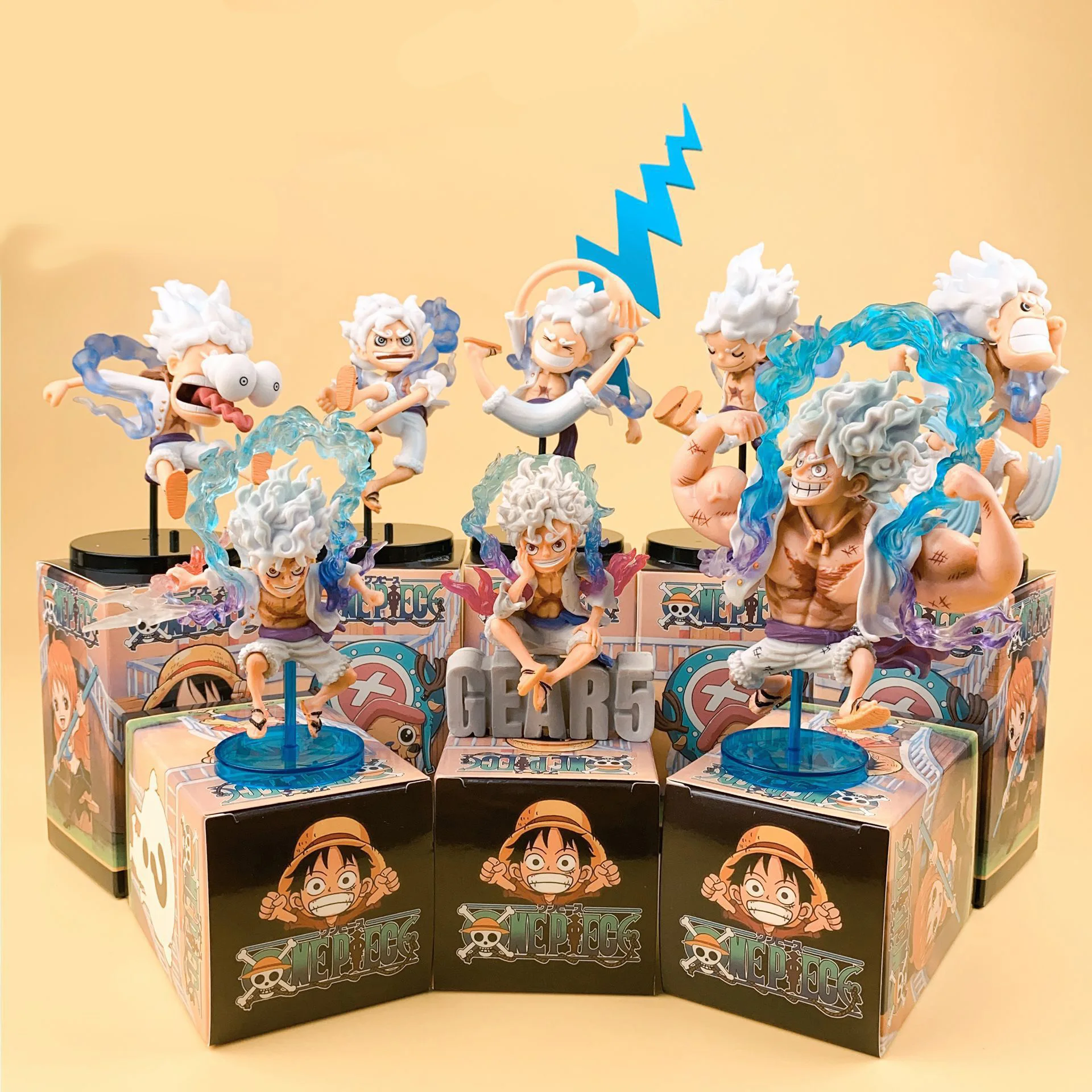 New Product Q version 6-10CM Law Luffy Ace Shanks Nami Law Zoro Sanji Chopper Hancock Figure Toys Straw Hat Pirates one pieces