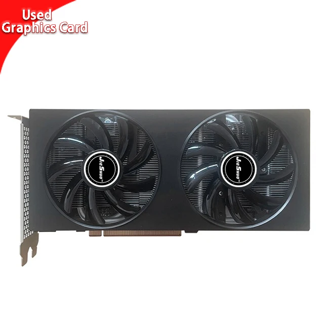 JIESHUO Radeon AMD RX 5700XT 8G Used Graphics card GDDR6 Gaming RX5700 5600 5500 8 GB PC RX 6600 new video server rx 5700 xt 8gb