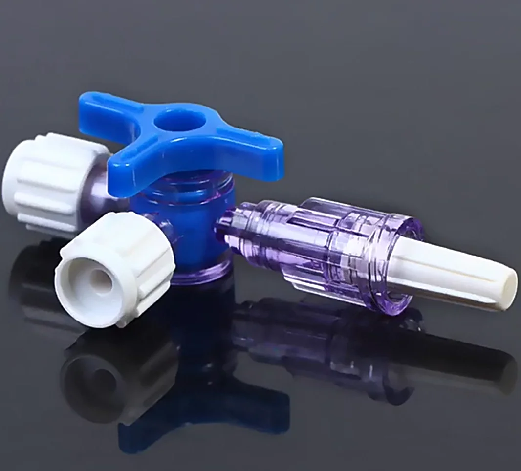 Medical Equipment Disposable Items Three-way Luer Valve Plastic Flow Control Luer
