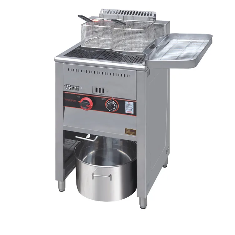 Commercial Gas Chicken Chips Rapid Heating Fryer Machine Chicken Fryer With Gas