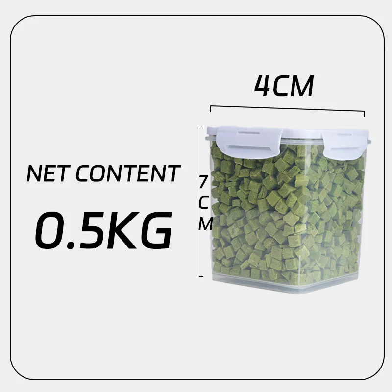 Eco Friendly Products 2024 Freeze Dried Grass Cubes Flavor Dog Food Freeze Dry Pet Treats for Cat&Dog Food