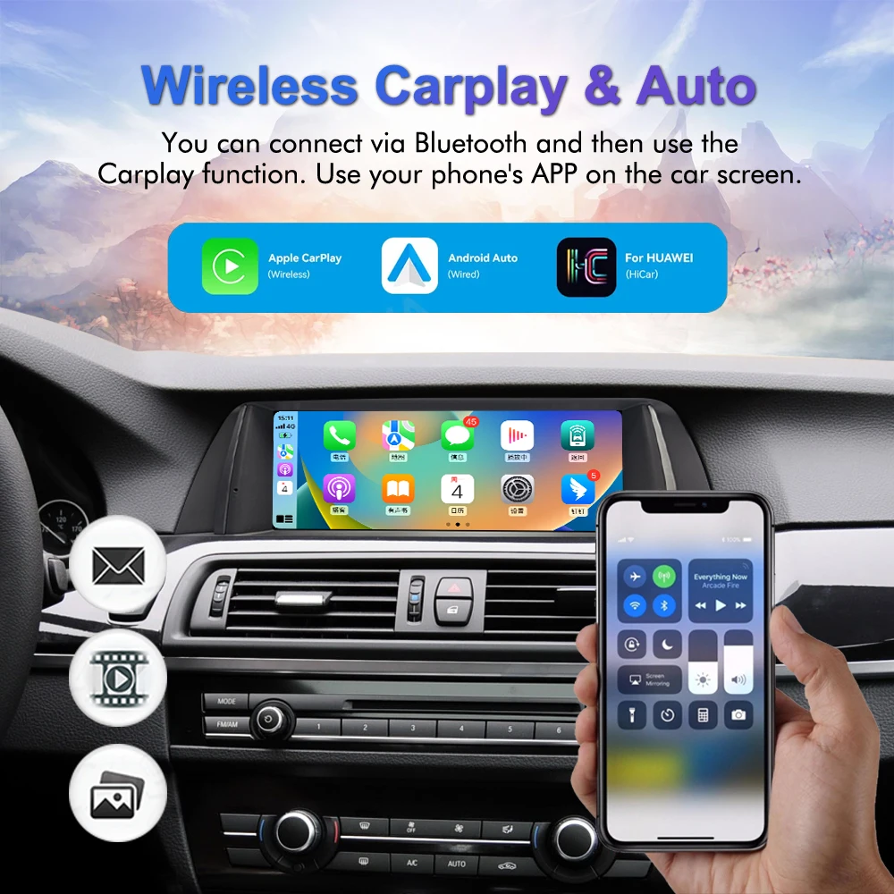 Автомобильный мультимедийный DVD-плеер Navihua для BMW 1 серии F20 NBT EVO 2013-2018 GPS навигация Carplay Android Авто развлечения
