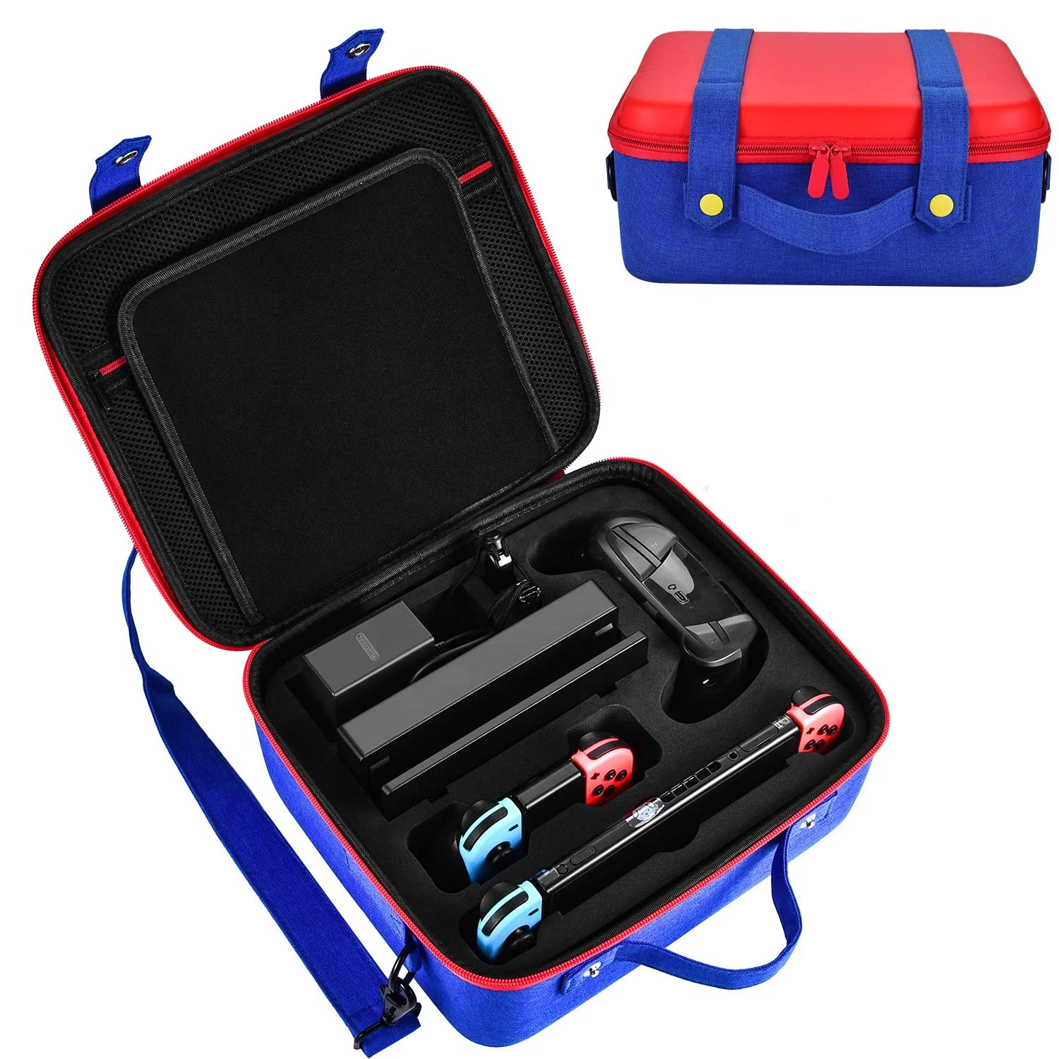 Large Capacity EVA Video Game Player Cases for Nintendo Switch OLED Console Accessories Storage Bags Pouch