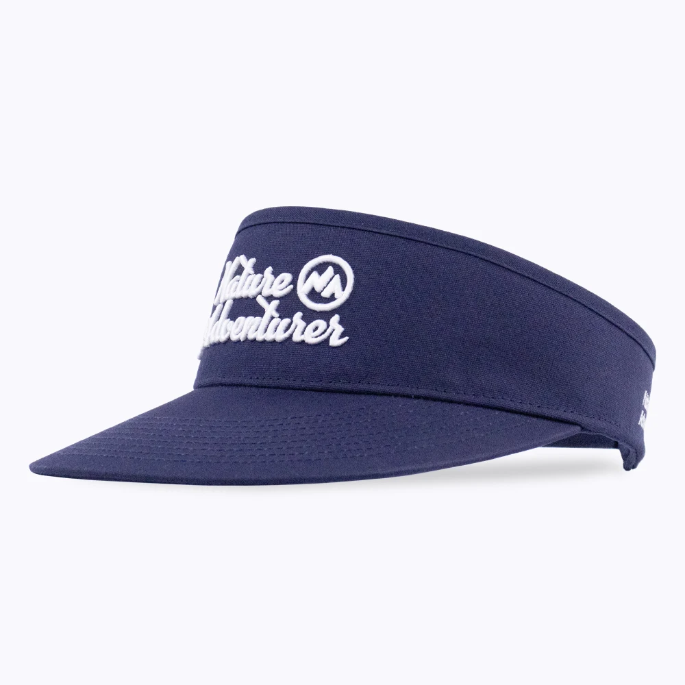 Manufacture High Quality Custom 3D Embroidery UV Protect Sun Visor Cap side flat embroidery Unisex for Sport Outdoor Fishing Hat