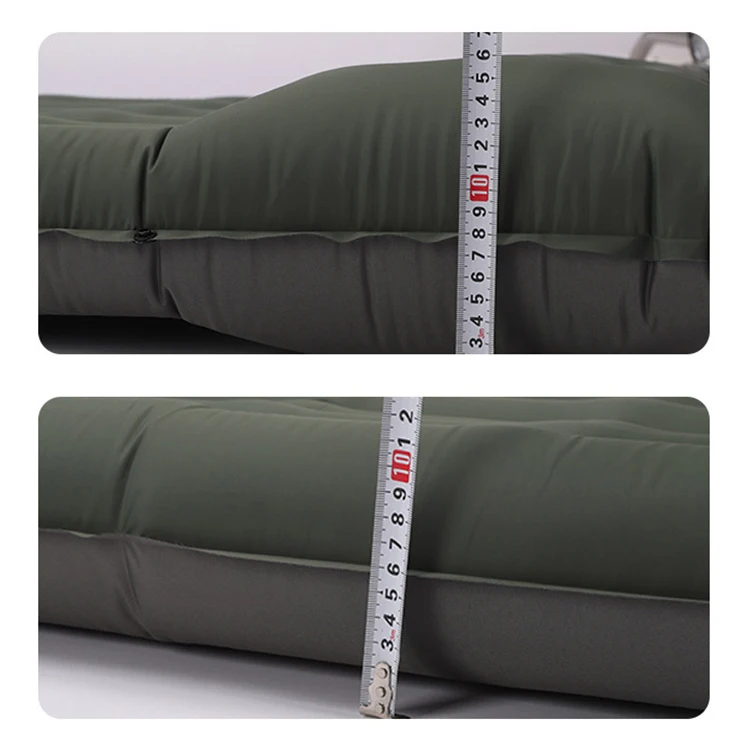 Ultralight sleeping pad camping sleeping mat with built-in foot pump portable air bed sleeping pad camping mat