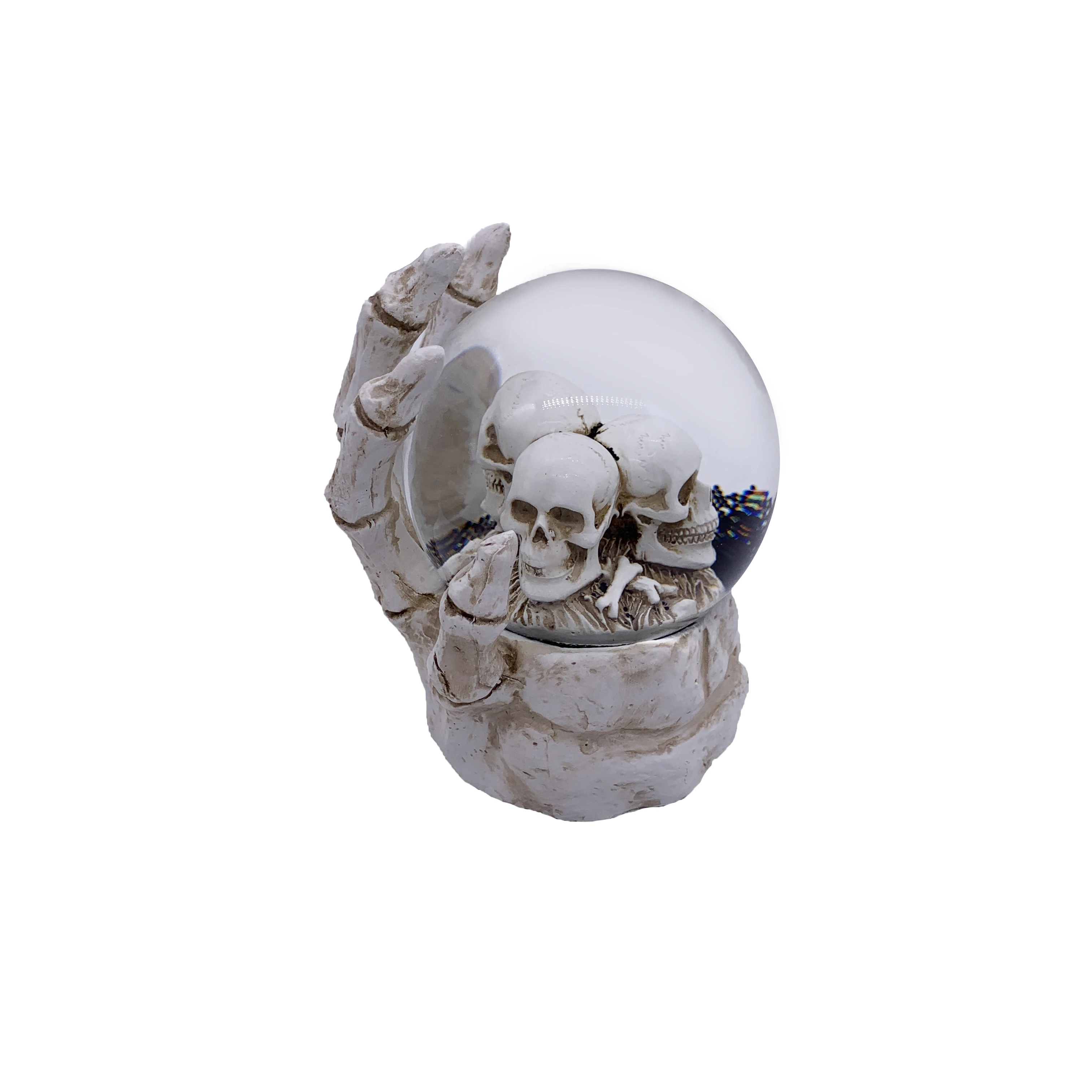 resin craft snow globe custom for Halloween decoration