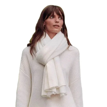 Comfortable and Gorgeous Manufacturer High Quality Cashmere Knitted Scarf Shawl for Women