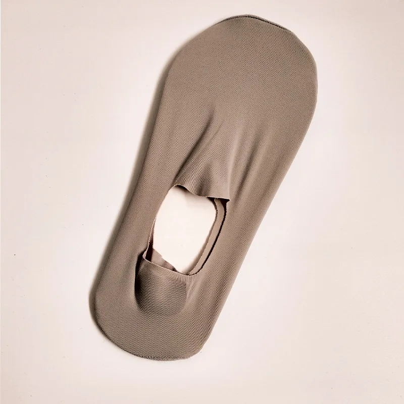 Essential Nylon No Show Socks Women Low Cut Liner Invisible Sock With Heel Gel Tab