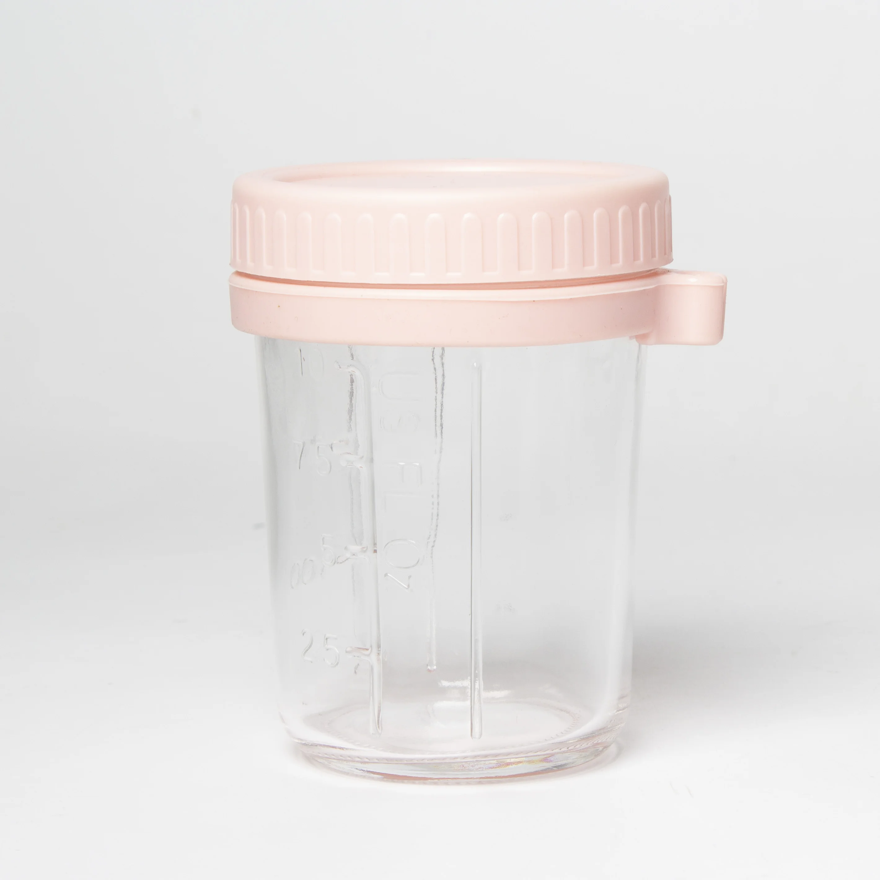 Overnight Oats Jars with Lid and Spoon 10 oz 300ml Oatmeal Container with Measurement Marks Mason Jars with Lid