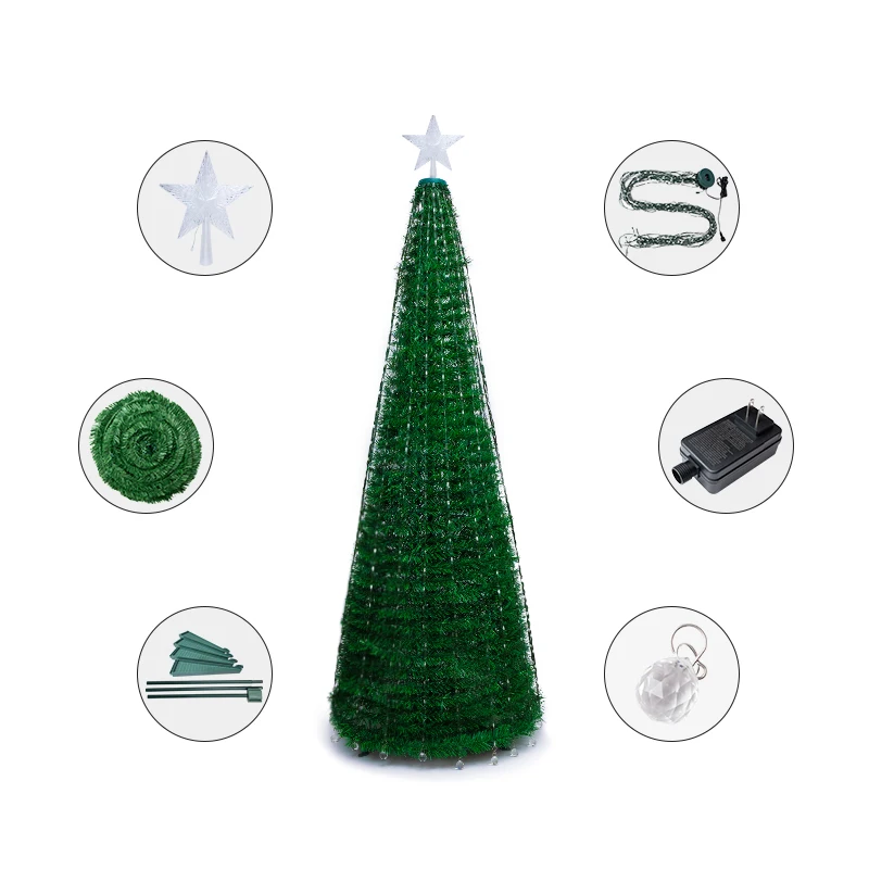  Christmas Smart Light String Point Control RGB Magic Lantern Beads DIY Text Animation Voice Tuya APP