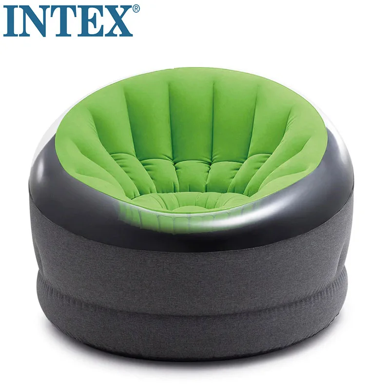 Intex 66581 Высококачественный ПВХ Флокированный надувной диван удобный воздушный диван-стул для душа