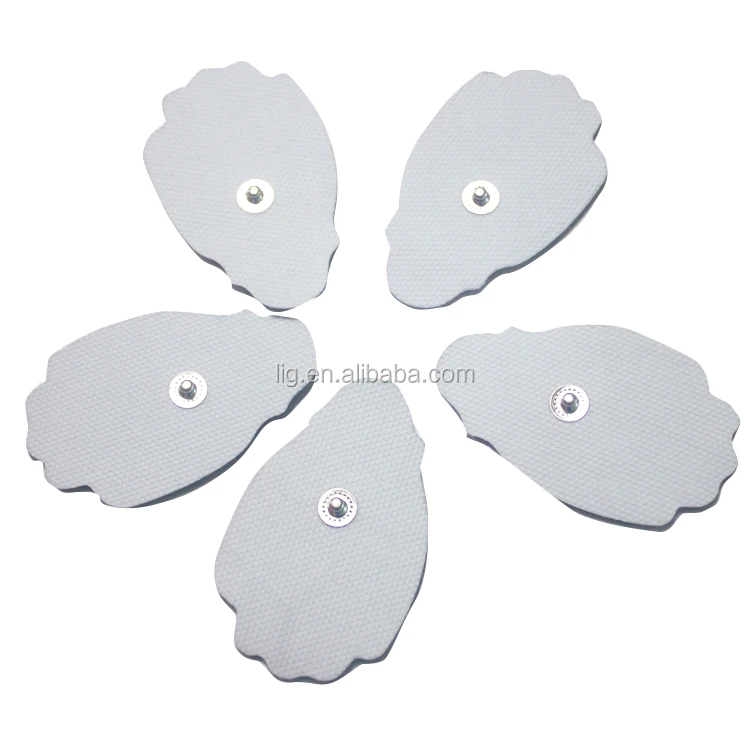 High Quality Reusable Electrotherapy Spare Massage Muscle Stimulator Ten Electrode Pad / Electronic Pulse Massager