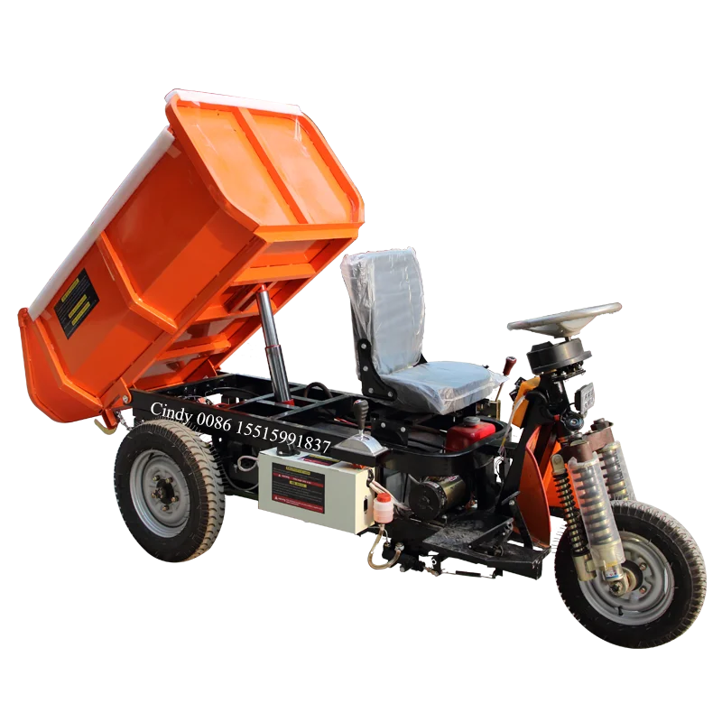 LIANKE crawler dumper/mini dumper for garden/mini dumper wheelbarrow nice motor