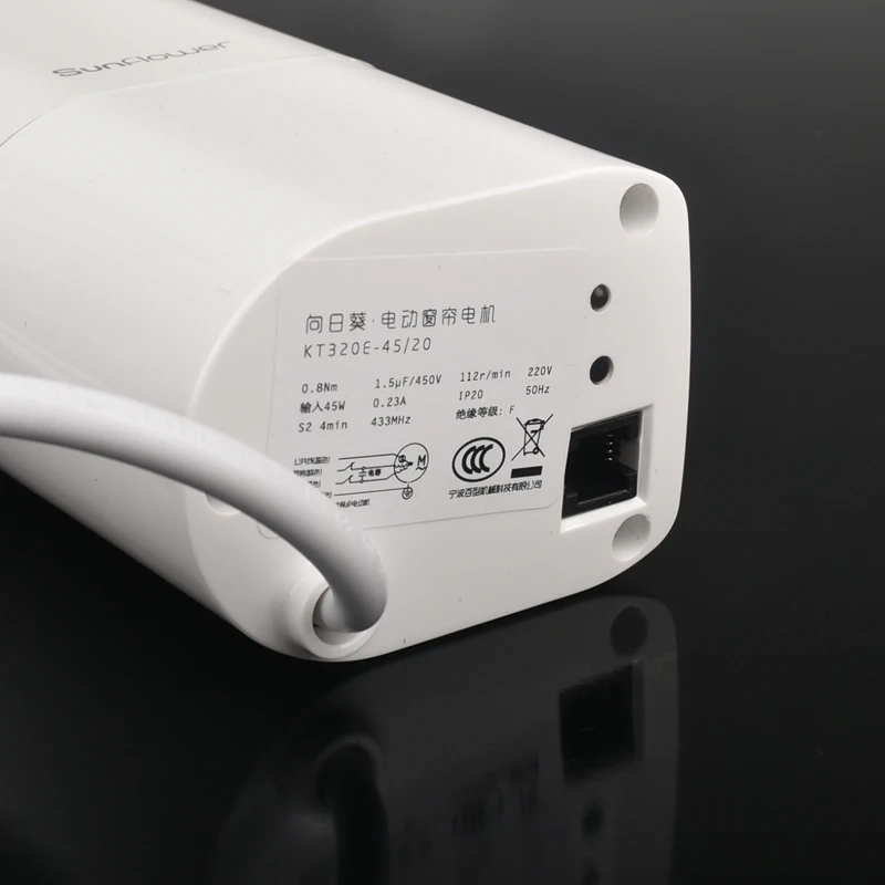 Sunflower Kt320E Smart Remote Zwave Air Skylight Stage Automation System  Window Theater Electric Rod Smart Motorized Curtain