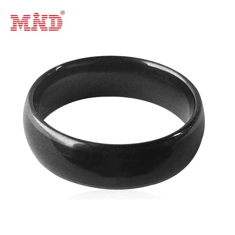 ceramic Finger ring programmable NTAG 213 nfc tag rings smart