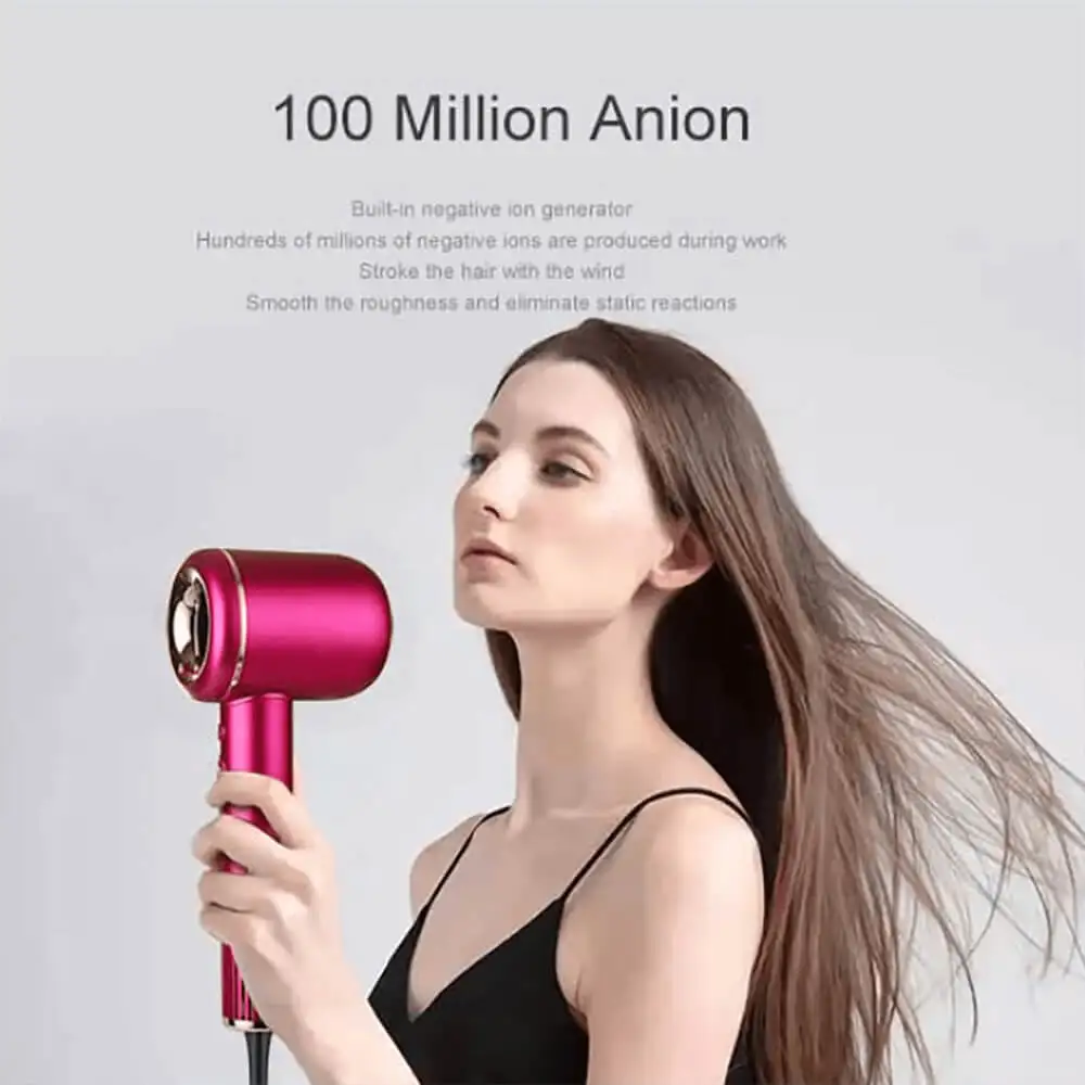 Высокомощный фен из АБС, 2500 Вт, профессиональный фен для волос в салоне, Быстросохнущий ручной фен с защитой от перегрева