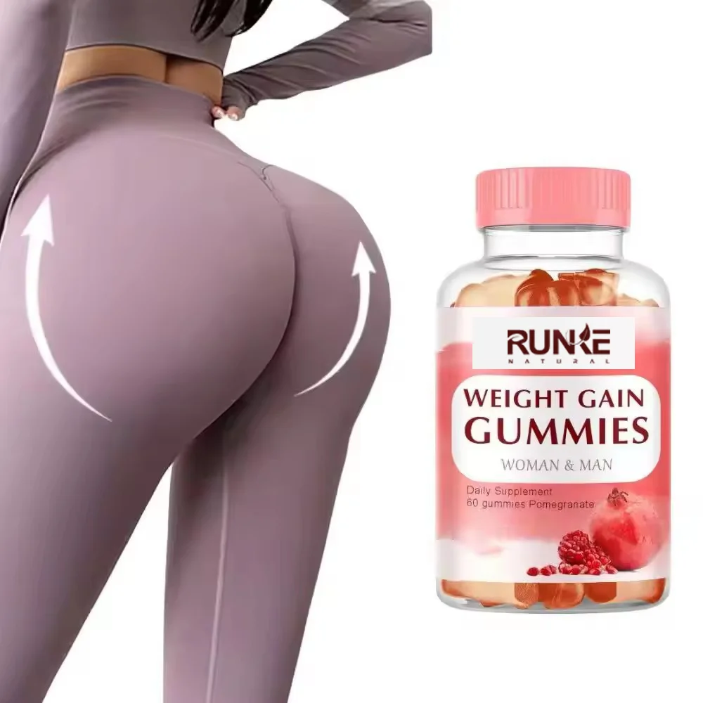 China Manufacture Private Label Fast Weight Gain Supplement Natural Effective Enhance Appetite Health Care Gain Weight gummies
