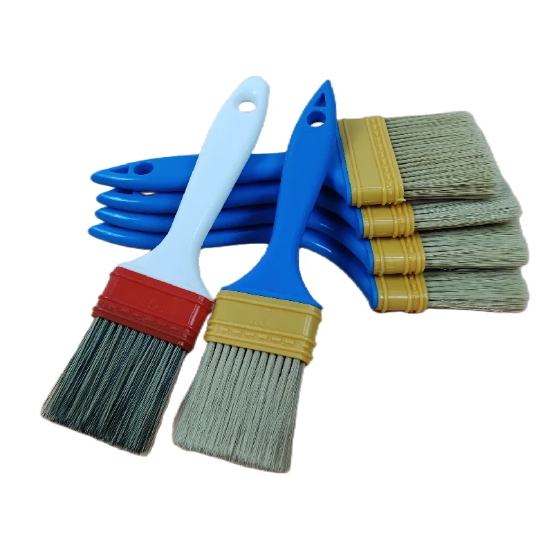 Factory cheap 1-5inch nylon brush plastic hair planting paint brush