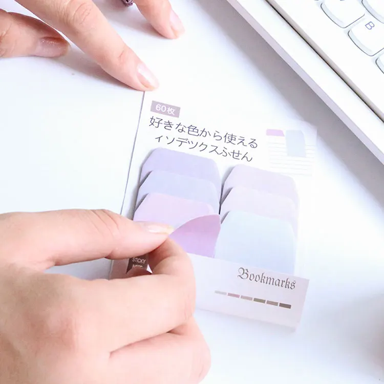 Wholesale Removable logo Print Colorful Custom Design Cute Sticky