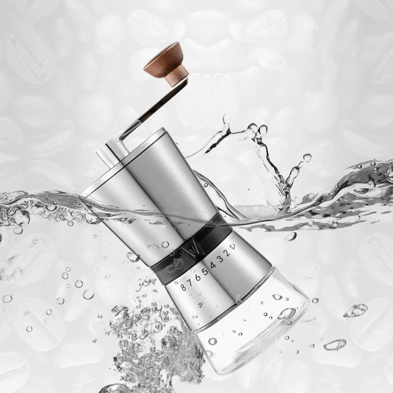 Mini Portable Adjustable Setting Stainless Steel Hand Manual Coffee Grinder