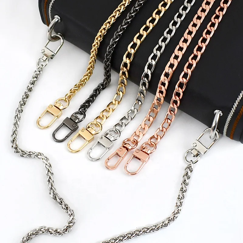 Deepeel F7-28 100cm Straight Zinc Alloy Chain Bag Hardware Accessories Replacement Decorative Crossbody Bag Shoulder Strap