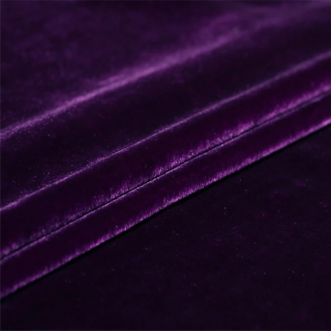 Royal Heavy Custom Graceful Silk Velvet Fabric 100% Silk 100% Viscose for Home Taxtile Curtain Pants