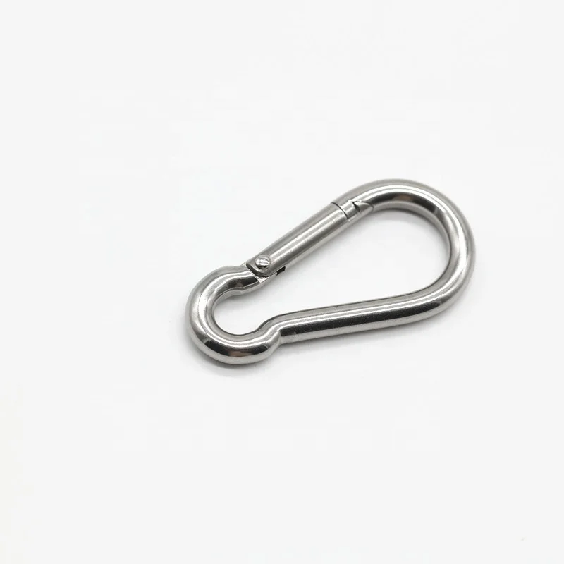 Wholesale Heavy Duty AISI 304/316 Stainless Steel Carabiner Snap Hook For Wire Rope Assembly