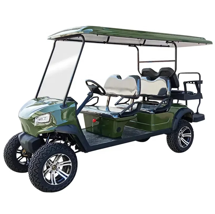 China Hot Sale Latest Design Cheap utility  lift Electric Golf Car buggy  Custom 6  seater Golf Cart