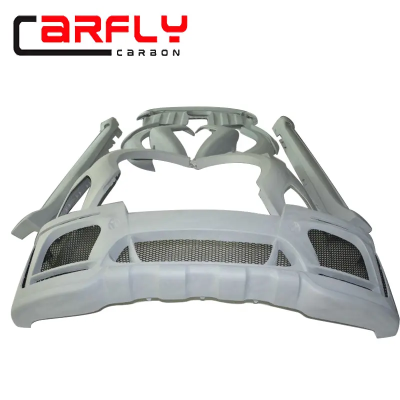 Fiber Glass Bumper Carbon Fiber Wide Body kit For X6 E71 HM style