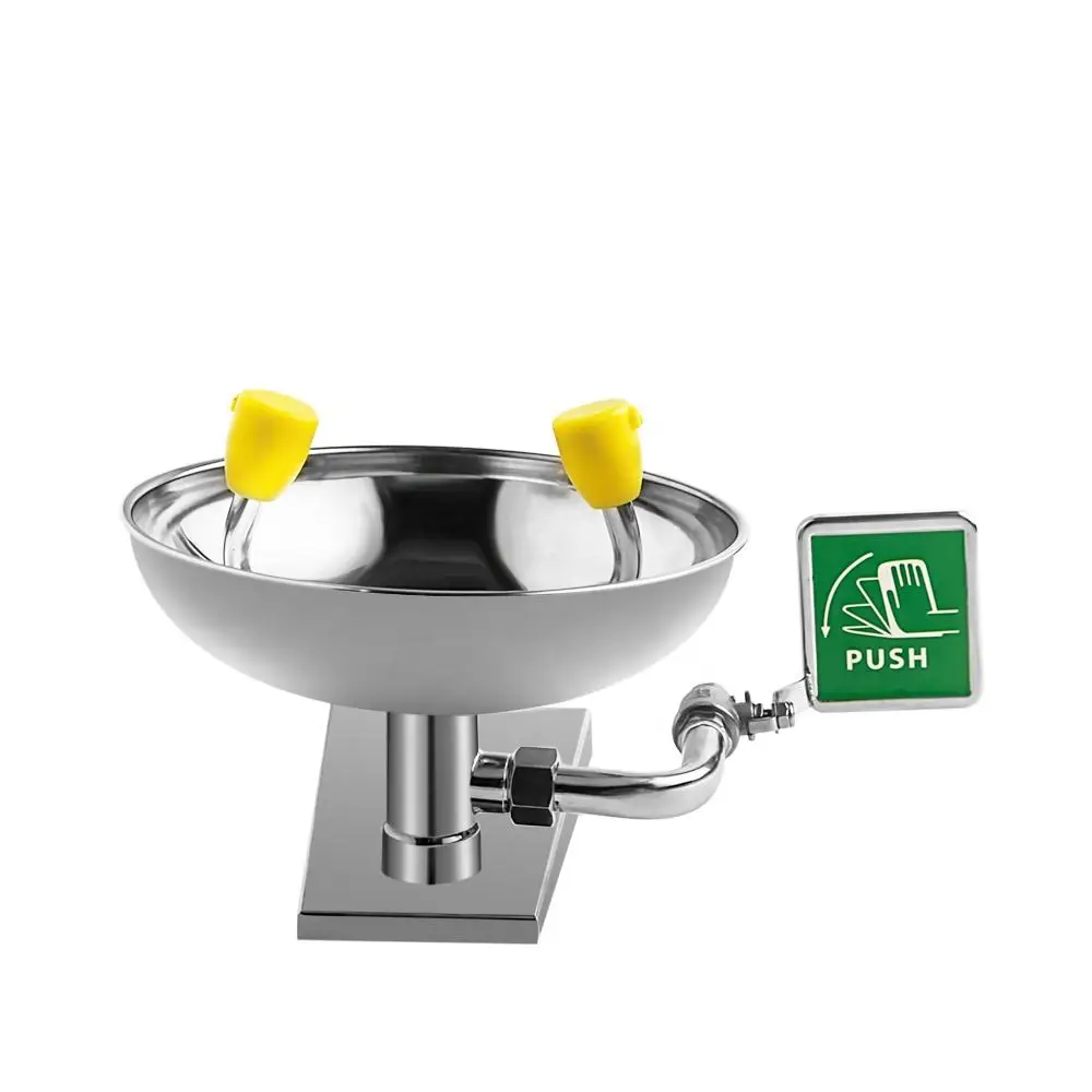 China High Quality Safety Eye Wash Equipment Plastic ABS Wall Mounted Eyewash Station
