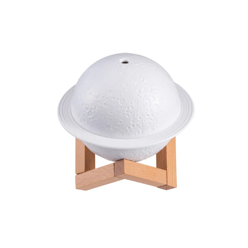 Round Colorful 200Ml Mini Usb Ultrasonic Planet Wet Night Light Aroma Essential Oil Diffuser Air Humidifier