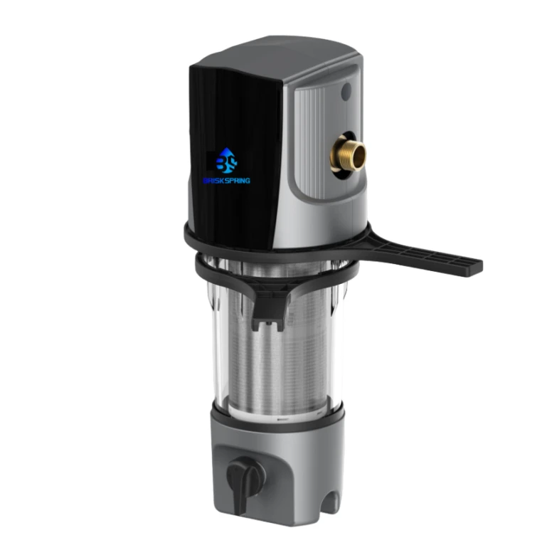 High Quality Brass Top Clear Housing Sediment Water Pre Filter for Big Villa