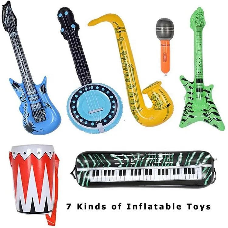 Wholesale Durable Large PVC Plastic Kids Gift Toy Inflatable Microphone Festival Decoration Advertising Cool Design