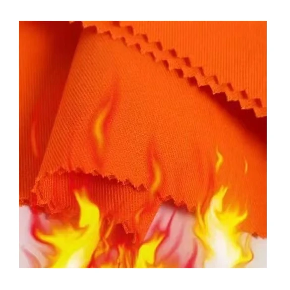 Comfortable FR fire retardant protective cotton fabric Flame Retardant Fabric Material fireproof workwear fabrics