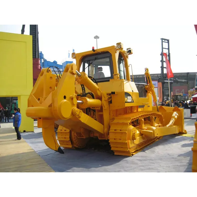 Automatically Speed Machine Bulldozers PENGPU PD320Y Crawler Bulldozer Brands with Track gauge 2140mm