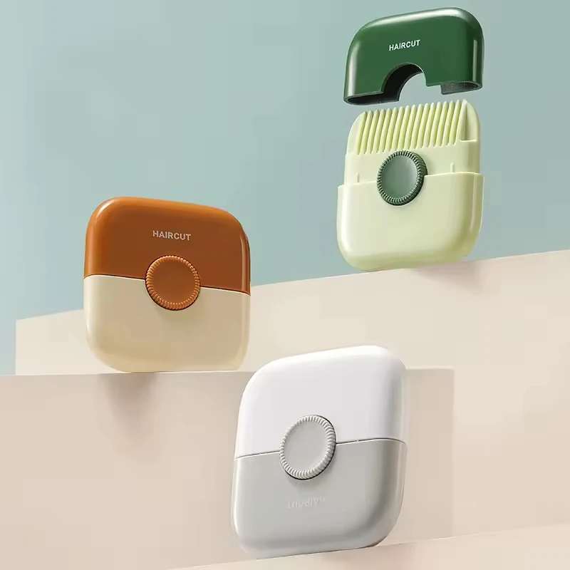 manual bangs trimmer for girls women Dduble sided hair razor comb cutter professional hair cutting comb set