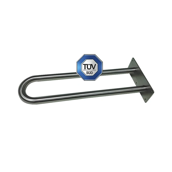 Manufacturer TUV Approved U Shaped Grab Bar for Toilet Safety Stainless Steel