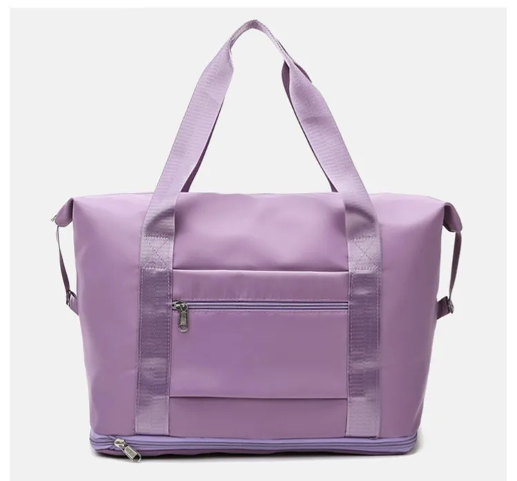 Portable new dry and wet separation shoes warehouse shoulder bag Oxford cloth lightweight luggage storage bag travel bag