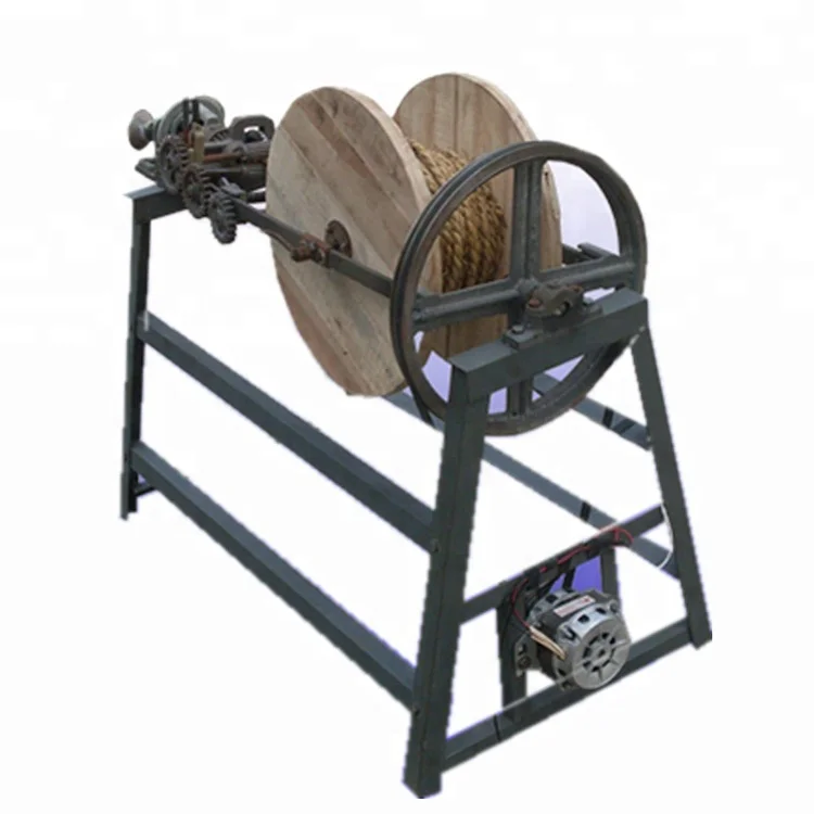 Automatic Agricultural straw rope making machine hay band spinning machine rice straw rope machine