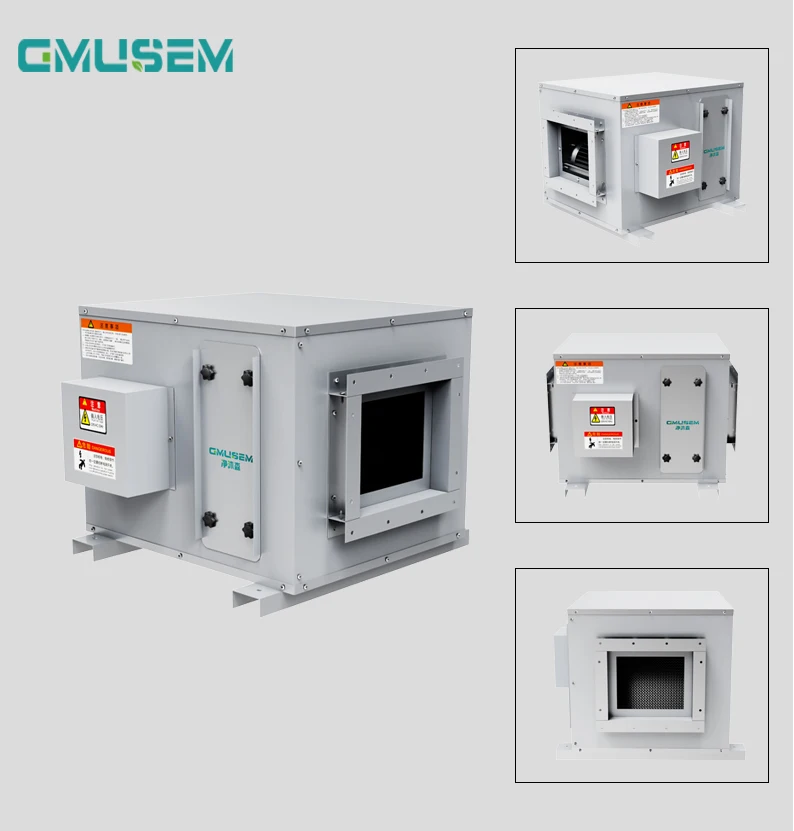 15000cfm Large air volume square mouth smooth air and low noise contain filter One-way flow HVAC HRV
