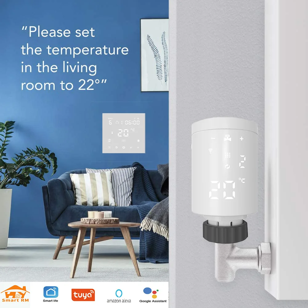  Привод радиатора ZigBee умный термостат термостатический клапан Zigbee
