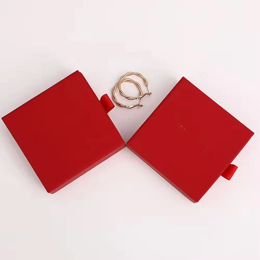 Luxury Custom Pink Color Foil Stamping Logo Rigid Ring Round Tube Gift Packaging Jewelry Box with White Sponge Insert
