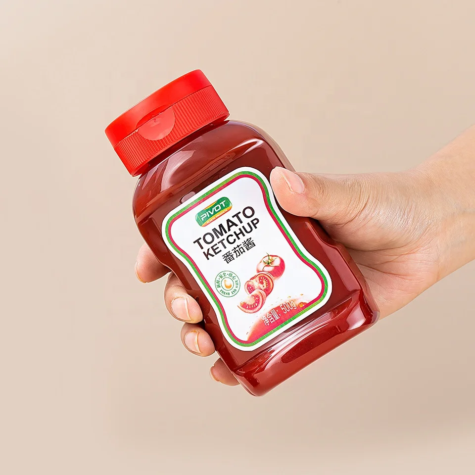 10OZ 12OZ  Empty Woozy Spice Tomato Jam Chili Table  Salad Hot Plastic Sauce Squeeze Bottles With Flip Lid