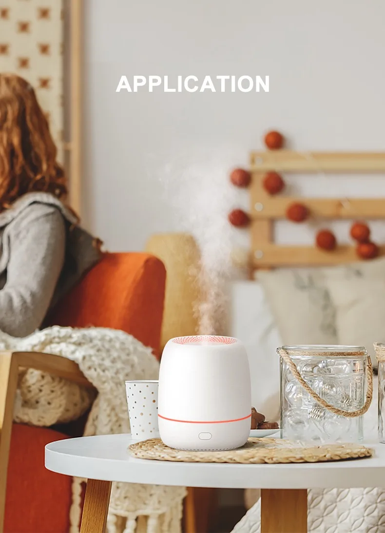 Fogger Mist Maker 2021 Ultrasonic Mini Air Humidifier USB Power Supply 100ML Aroma Essential Oil Diffuser for Home Car