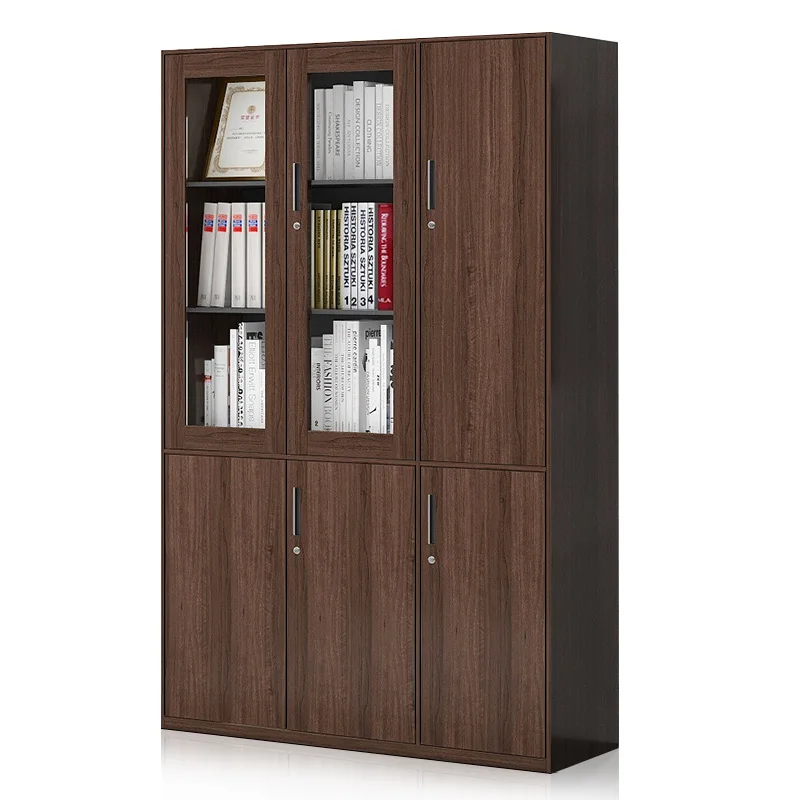 Office Storage Archive Cabinet Metal File with 6 Doors Bookcase