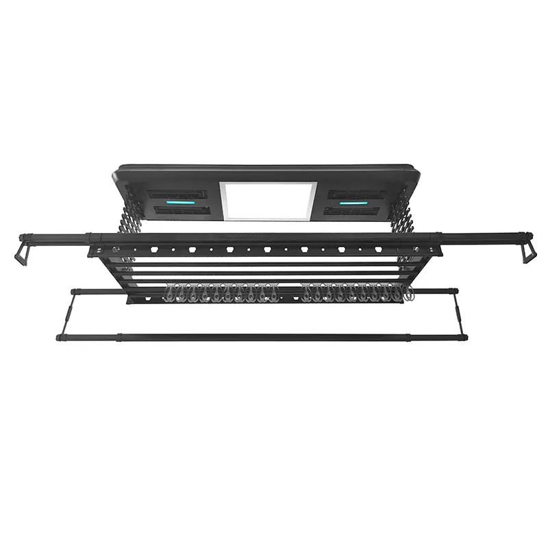 Super Wind Power Four Blowers Smart Rack Indoor and Balcony Use Dryer Clothes Drying Lifting Aluminum Hanger